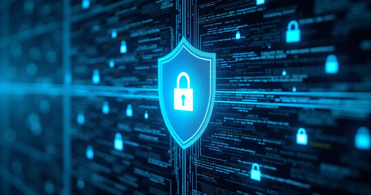 Firewall digital protegendo dados empresariais 