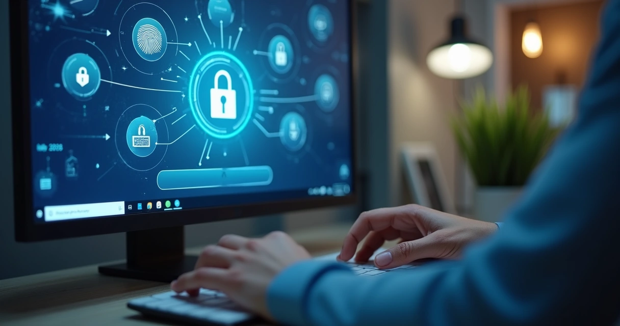 Tela de autenticação em duas etapas sendo utilizada em um computador 