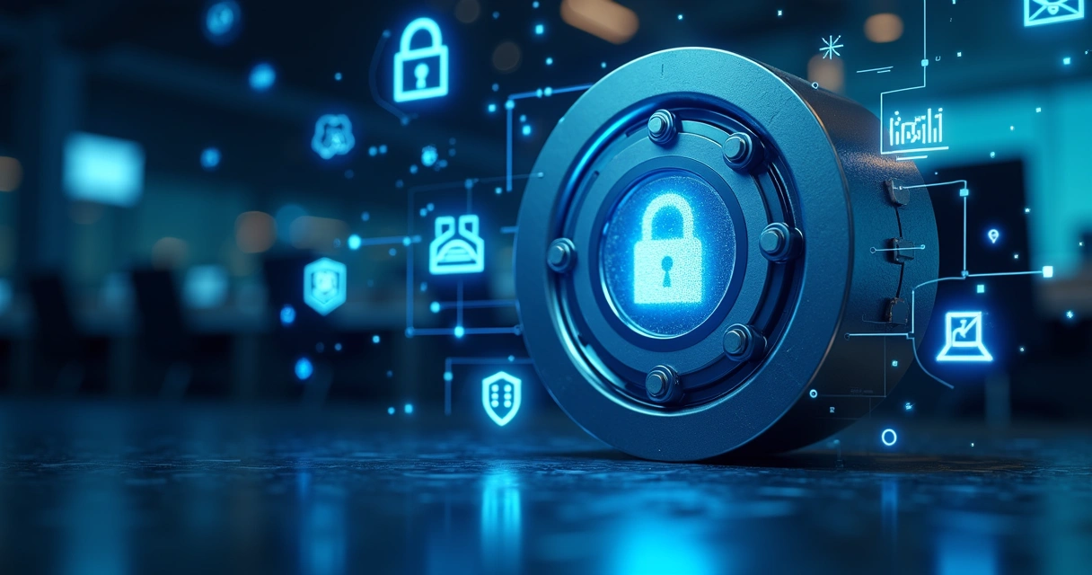 Representação da segurança de dados em CRM B2B usando IA 