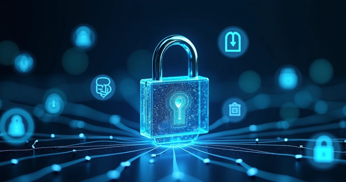 Símbolos de segurança e privacidade em IA