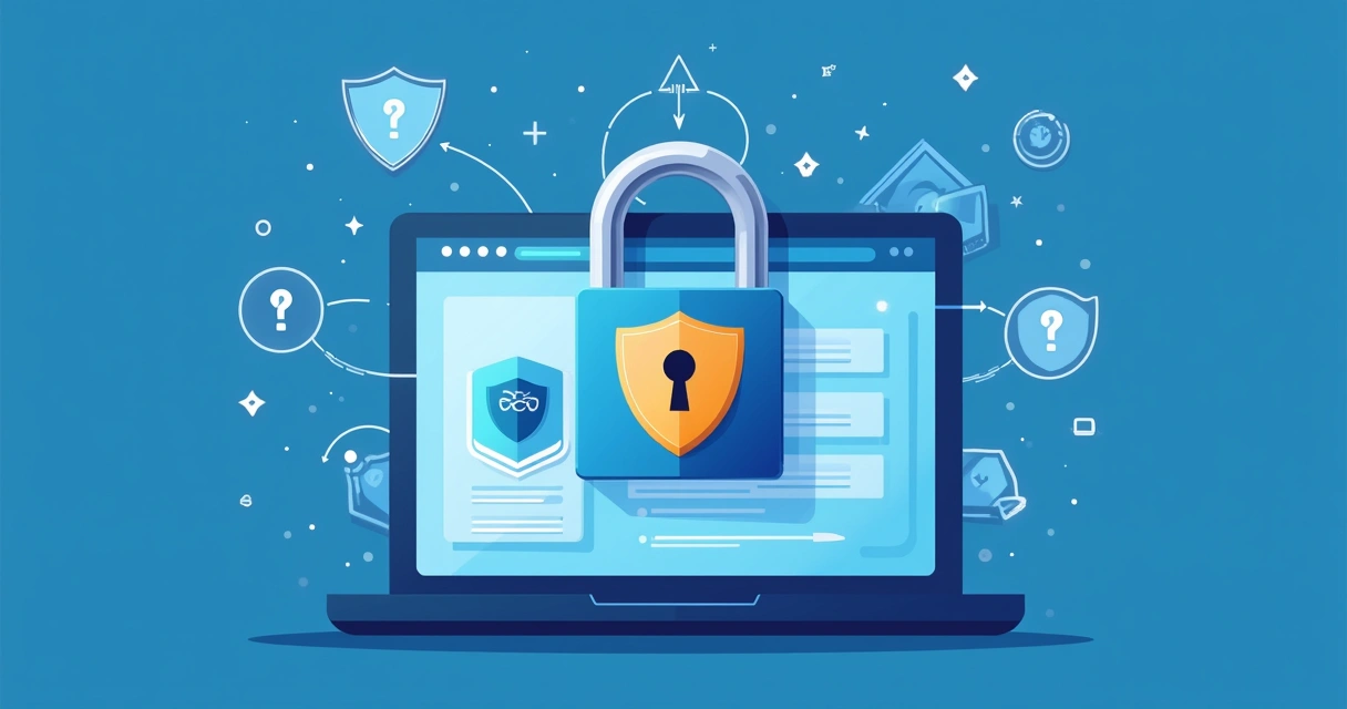 Ícone de cadeado em destaque representando segurança de sites e certificado SSL 