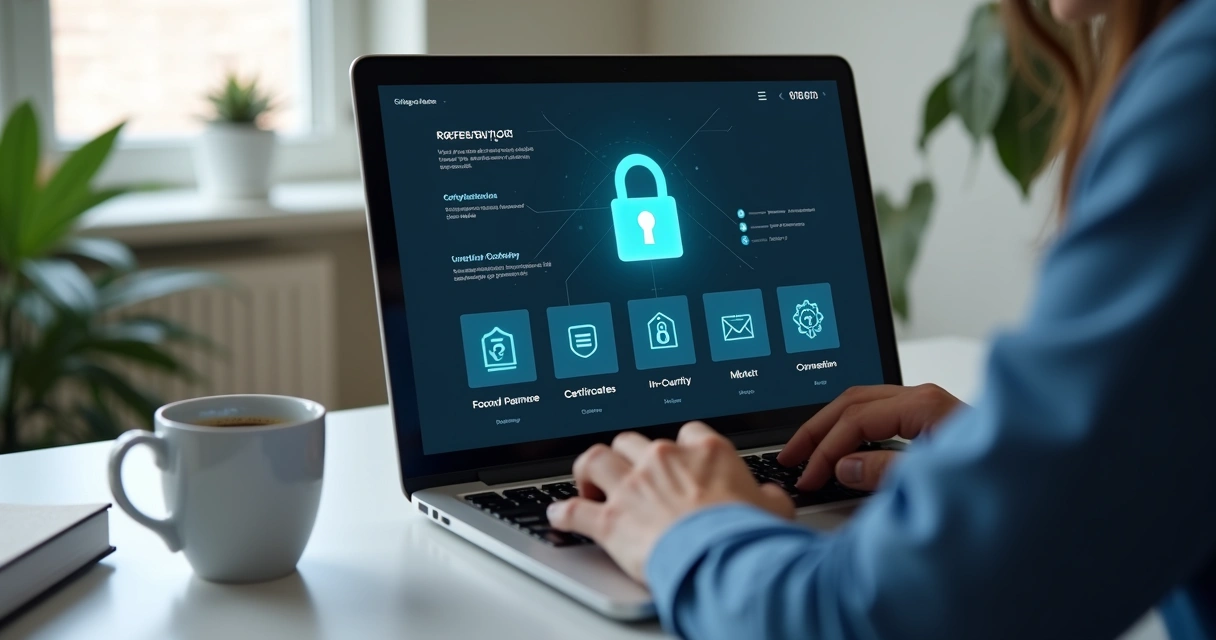 Tela de seleção de plataforma EAD com opções e destaque em segurança 