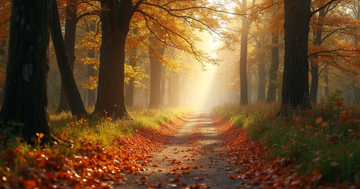 Pathway through woods symbolizing personal growth and self-inquiry 