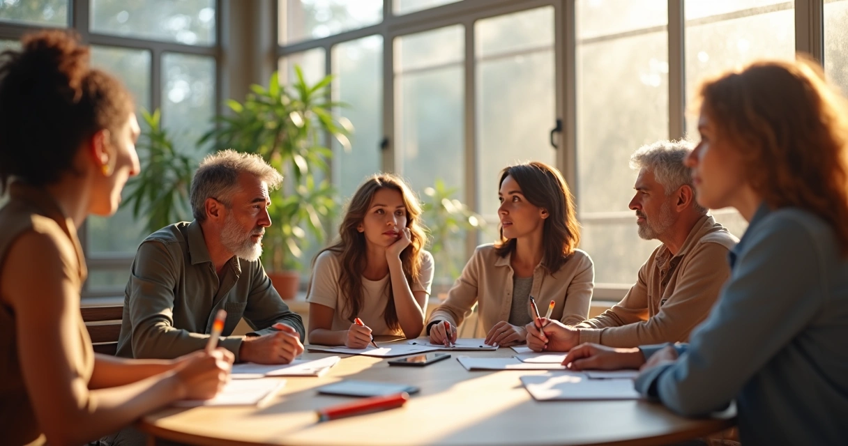 Group discussion on self-reflection practices