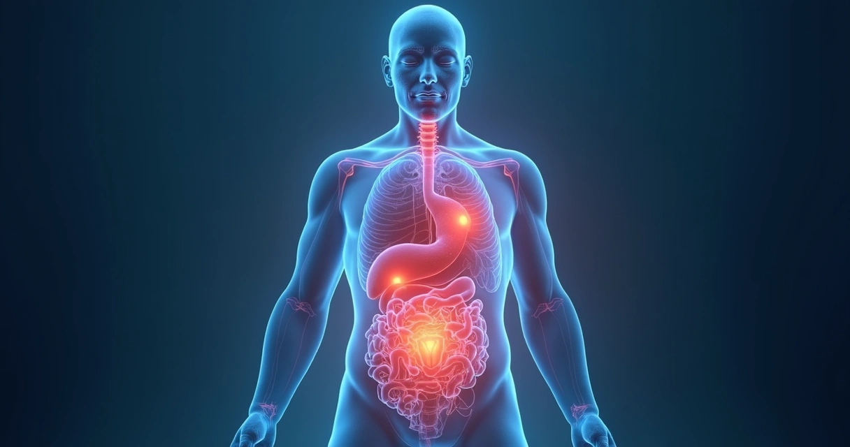 Ilustração de corpo humano com pontos coloridos representando áreas de ativação emocional