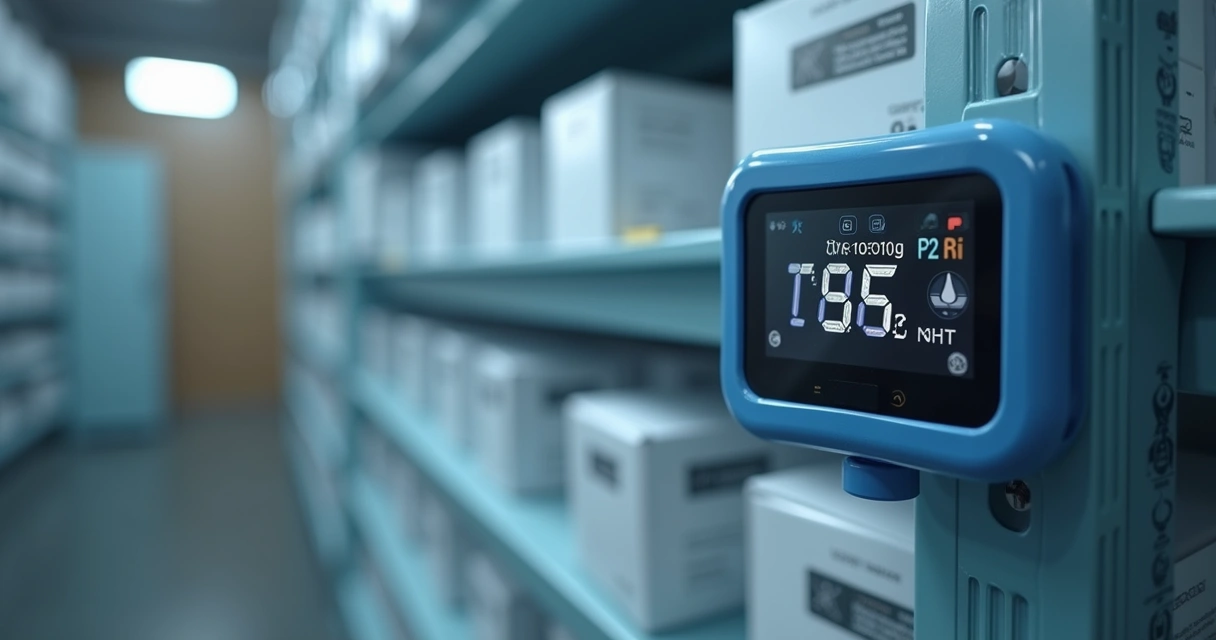 Sensor de monitoramento em estoque farmacêutico 
