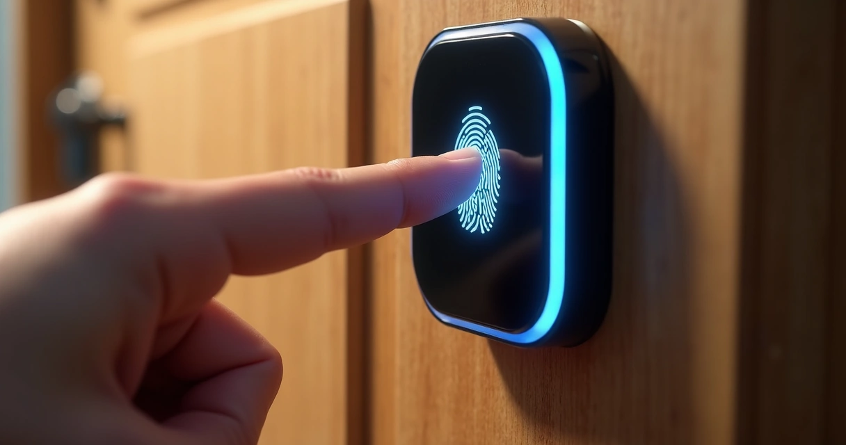 Sensor biométrico de uma fechadura digital 