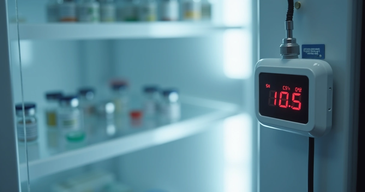 Sensor de temperatura para monitoramento de vacinas 