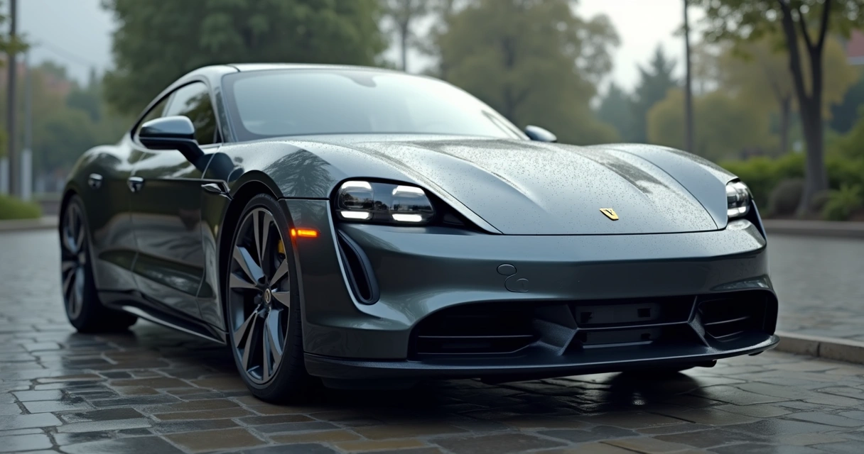 Sensor de estacionamento instalado na traseira de um carro realizando manobra de estacionamento paralelo 