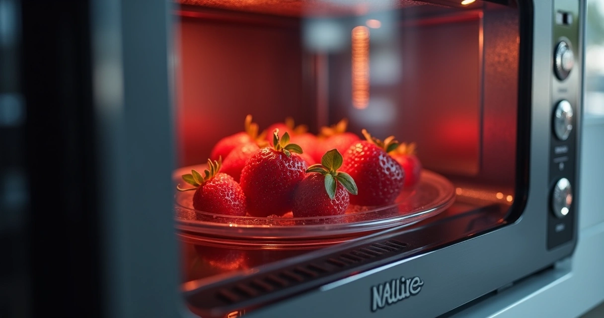 Sensor infravermelho em micro-ondas moderno 