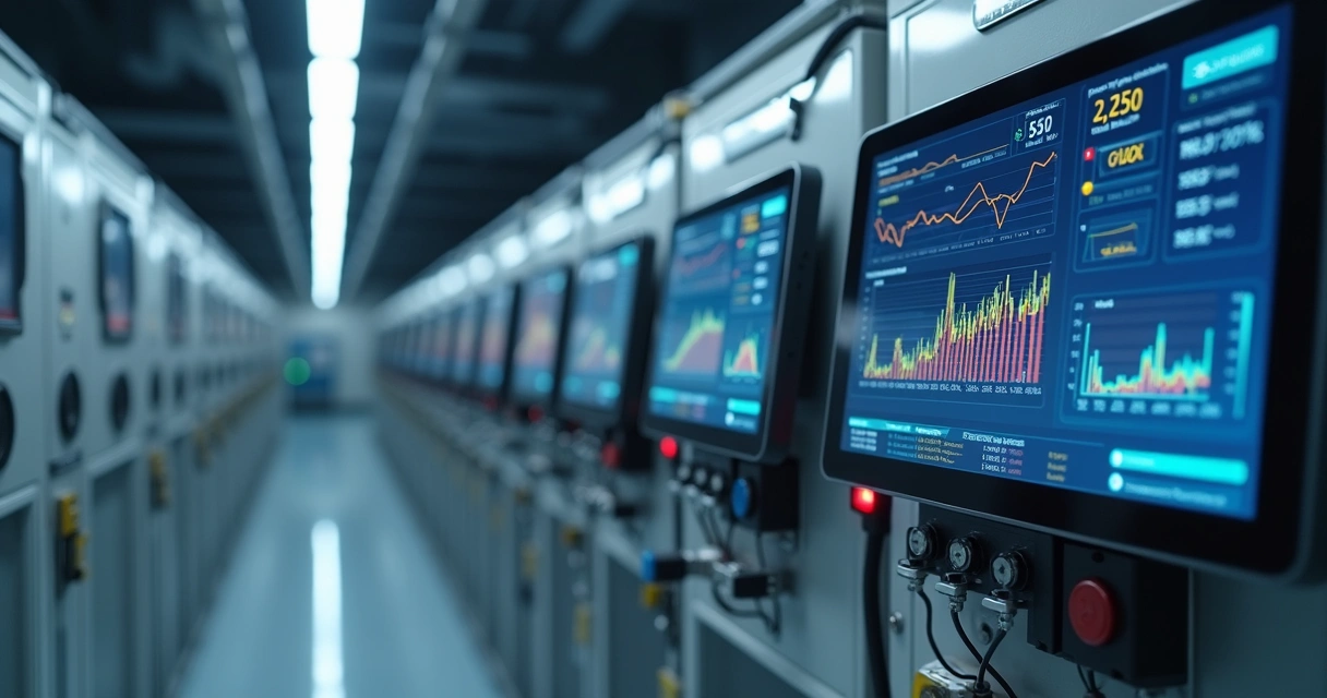 Monitoramento visual de sensores industriais com previsão de falhas 