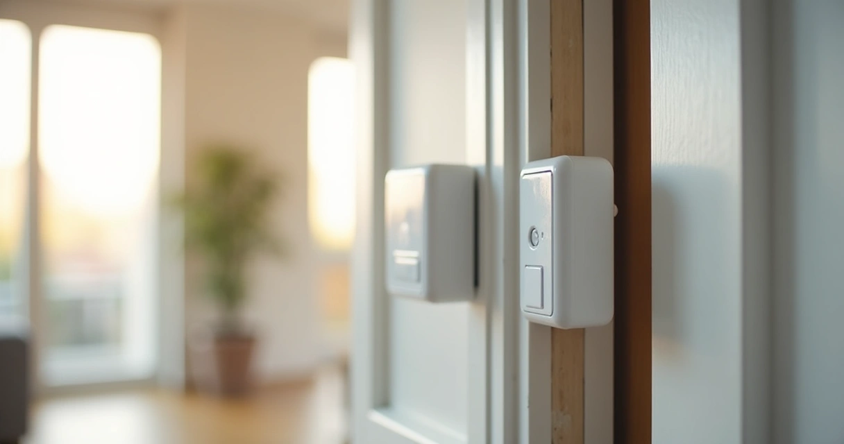 Sensor em porta e janela de residência