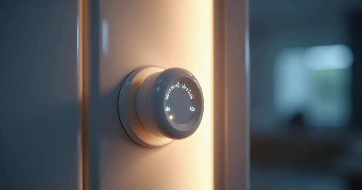 Sensor termistor instalado em geladeira 