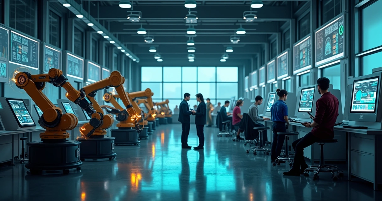 Sensores em equipamentos industriais conectados 