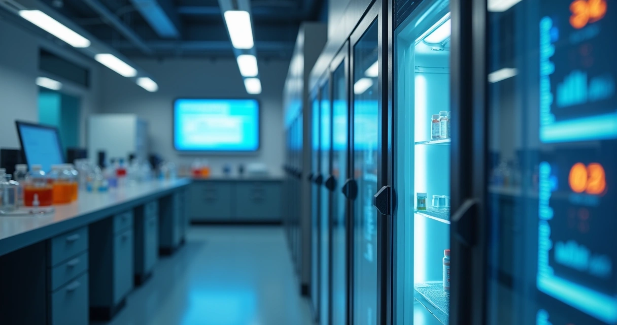 Sensores de monitoramento em laboratório clínico