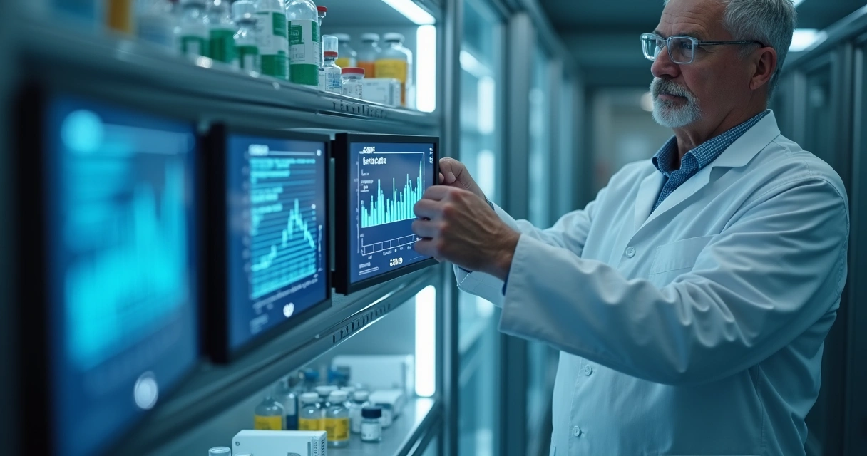 Hand adjusting smart sensors in cold chamber