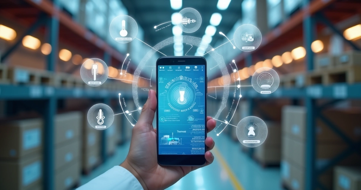 Sensores de monitoramento integrados em embalagens e equipamentos 