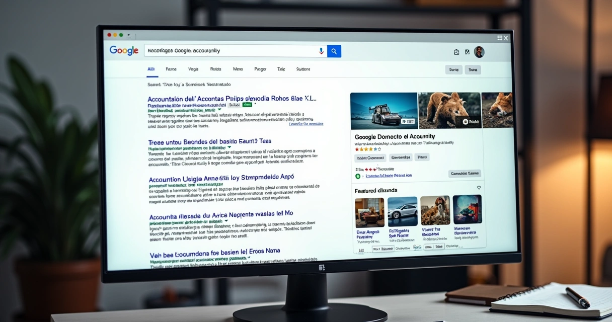 Página de resultados de busca para temas contábeis 