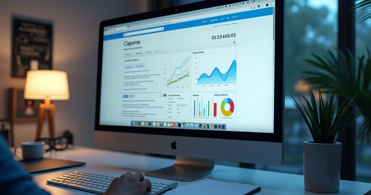 Tela de site com melhorias práticas de SEO em destaque 