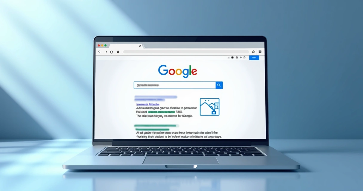 Página de conversão aparecendo em busca do Google