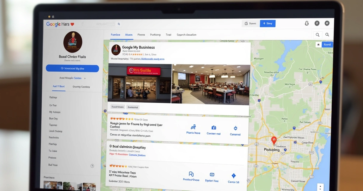 Perfil Google Meu Negócio de franquia bem ranqueado