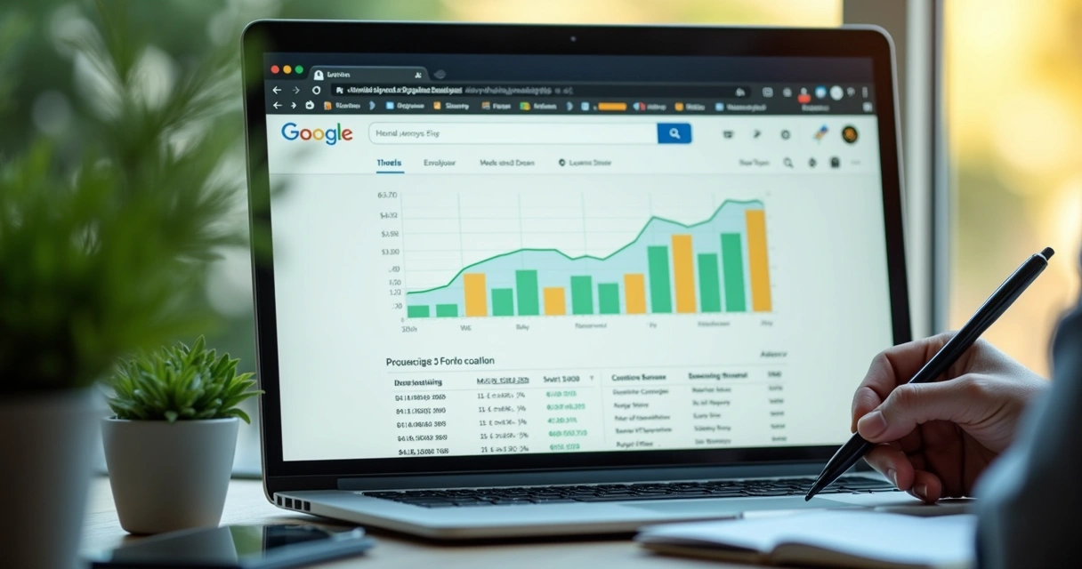 Loja virtual mostrando melhora no SEO 