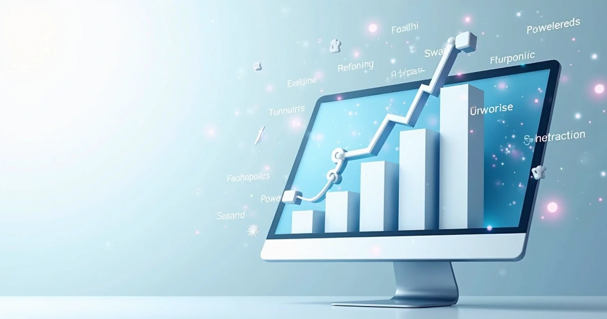 Gráfico de crescimento de SEO voltado para clínicas médicas 