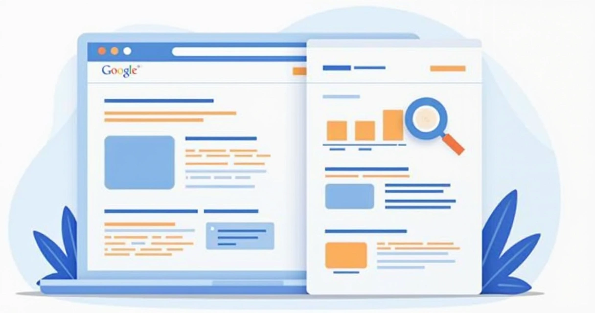 Landing page com destaque para boas práticas de SEO 