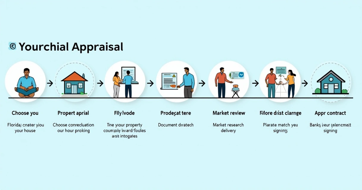 Sequência das etapas da avaliação de imóvel 