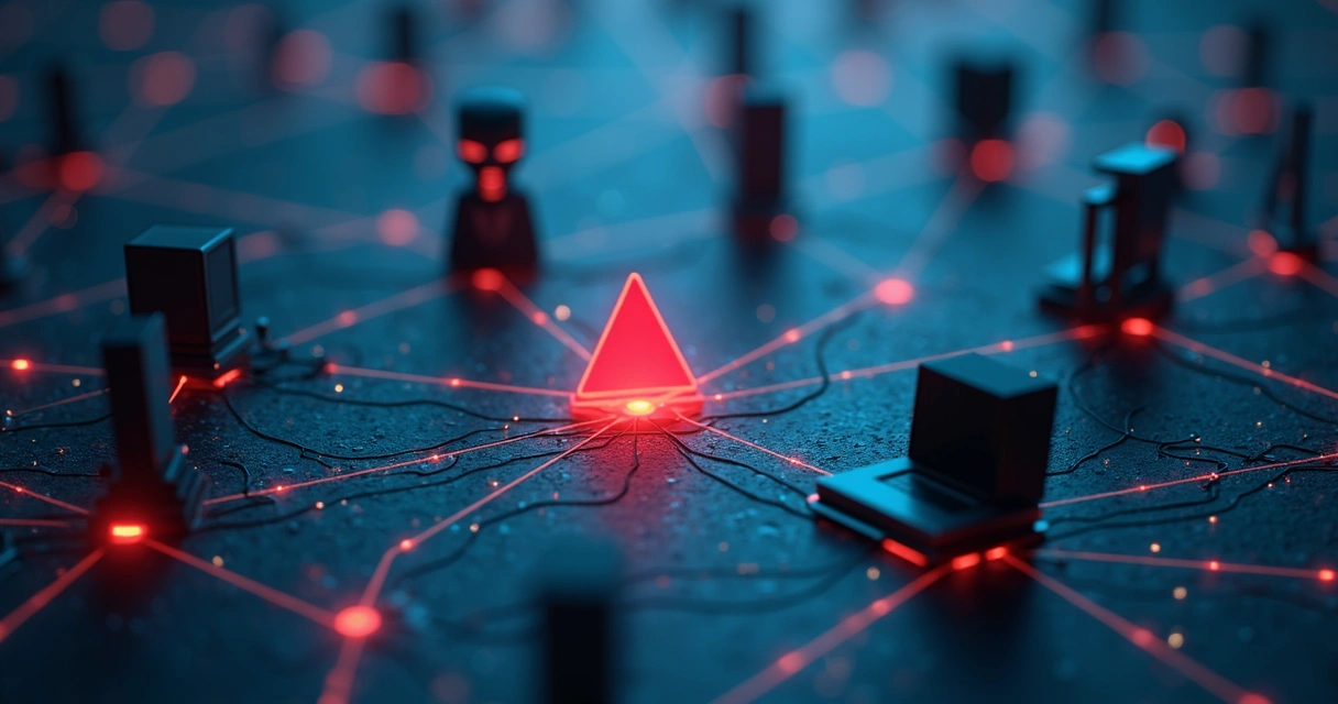 Representação visual de ataque de sequestro DNS