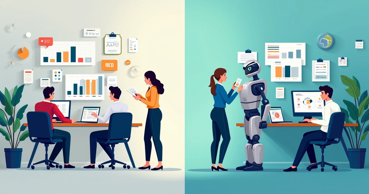 Automação de serviços com software personalizado 