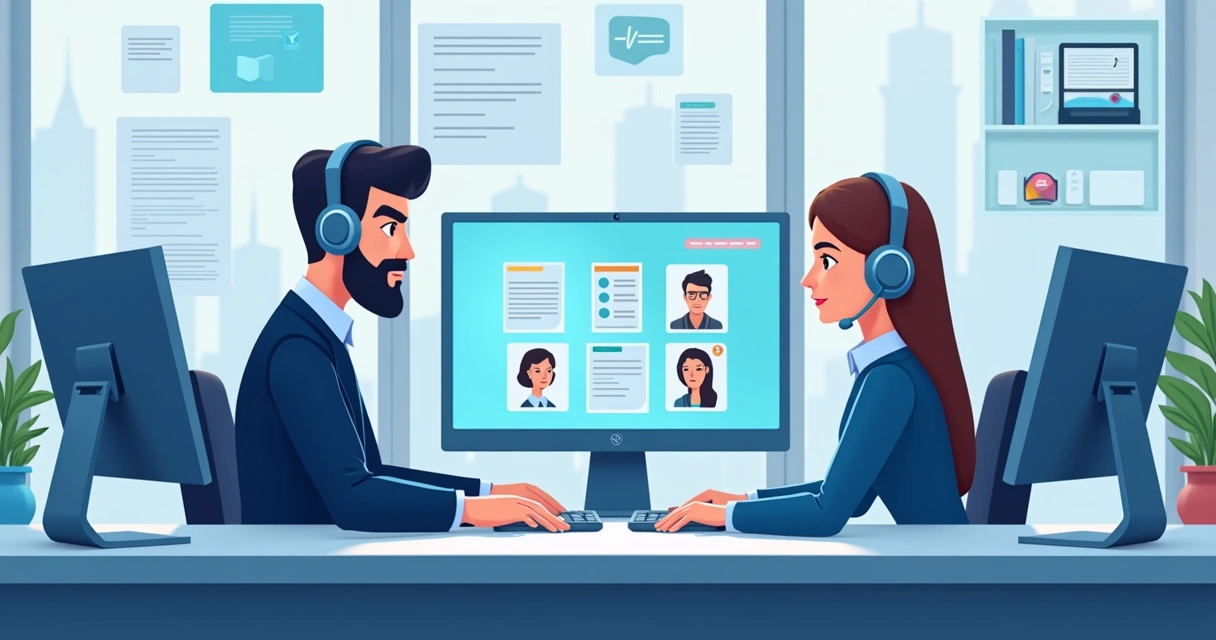Atendimento de service desk com chatbots e colaboradores 