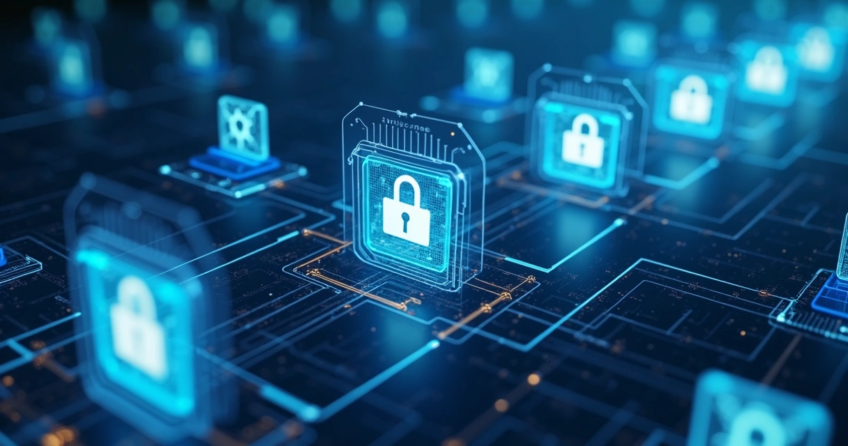 Rede representando fluxo de emails criptografados. 