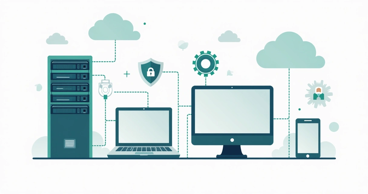 Servidor e nuvem para plataforma SaaS 