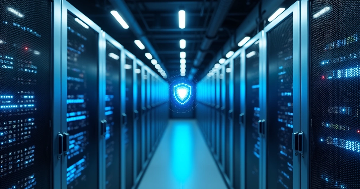 Servidores de backup em data center seguro 