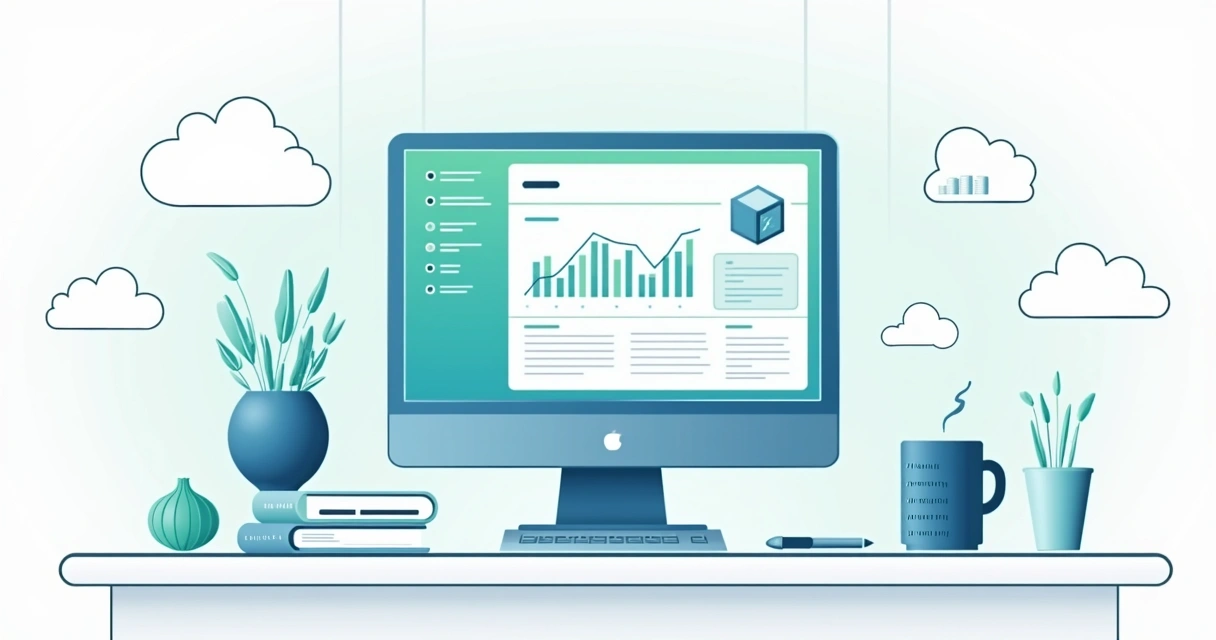 Painel de controle do Magalu Cloud exibindo servidores em nuvem e gráficos de uso 
