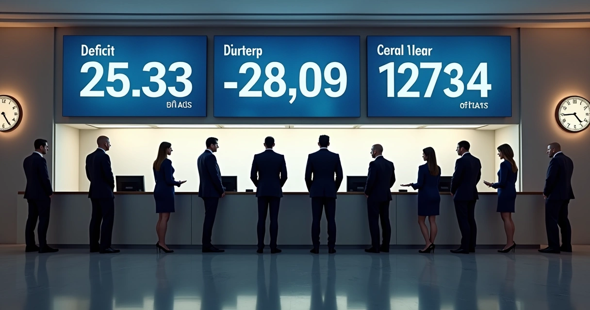 Fila de servidores públicos em agência de previdência social