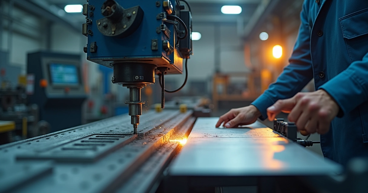 Servomotor atuando em dobradeira CNC