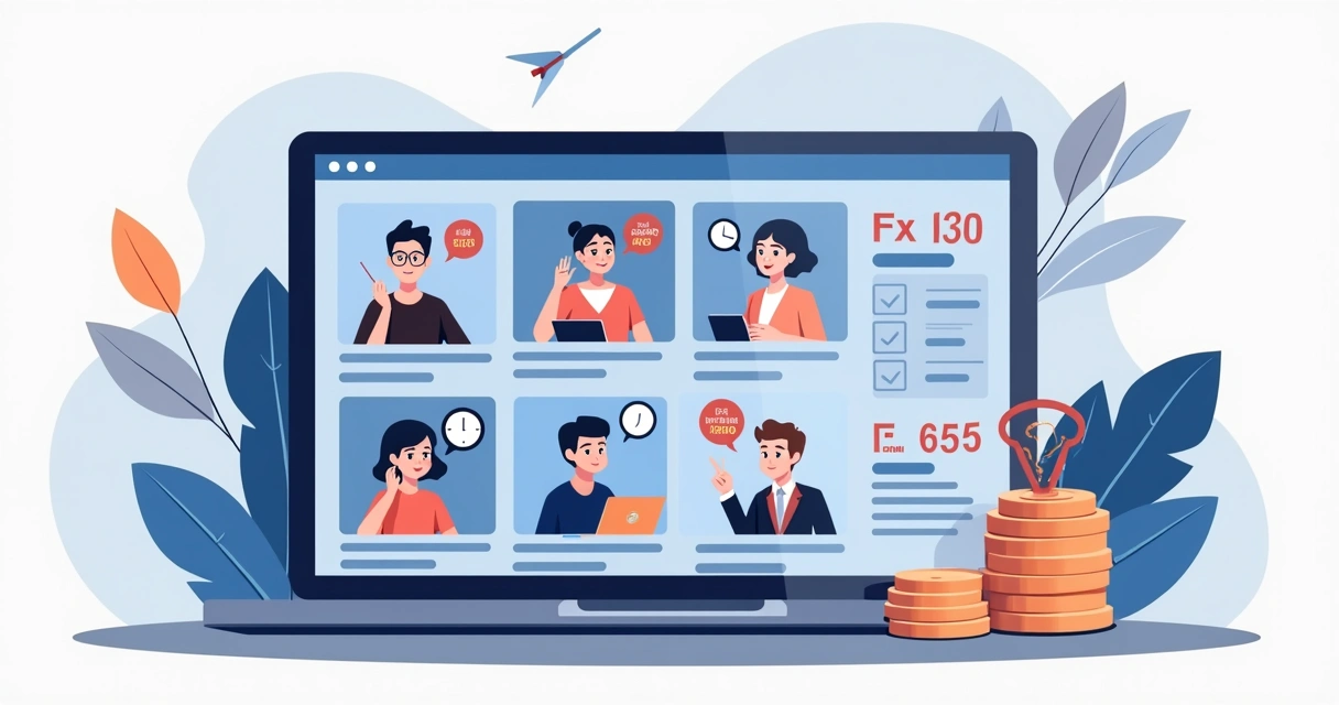 Sessão pública de pregão eletrônico com diferentes licitantes em telas separadas 