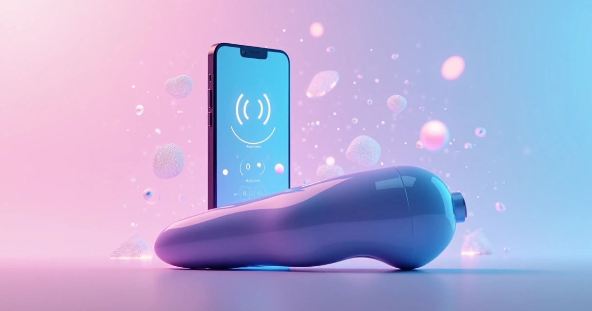 Sex toy futurista conectado a smartphone