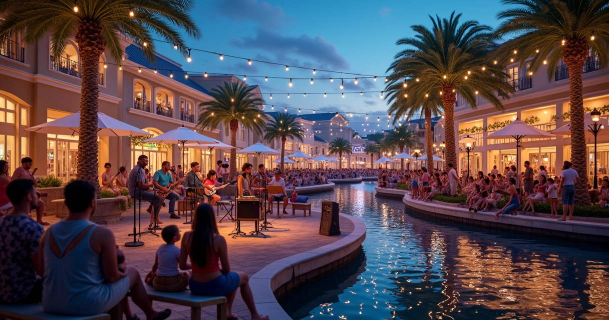 Show ao vivo com música em Disney Springs 