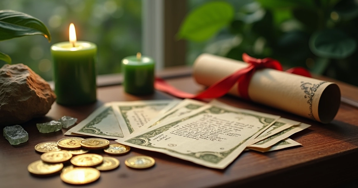 Ritual cigano com cartas e velas para prosperidade financeira 