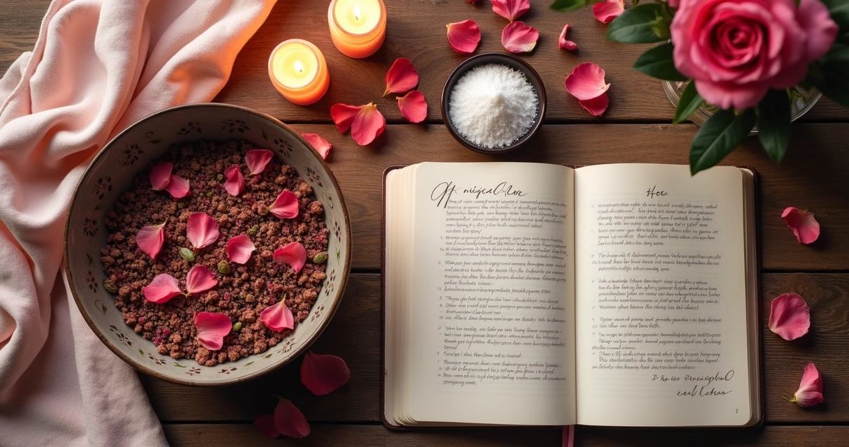 Banho de ervas e velas para ritual do amor 