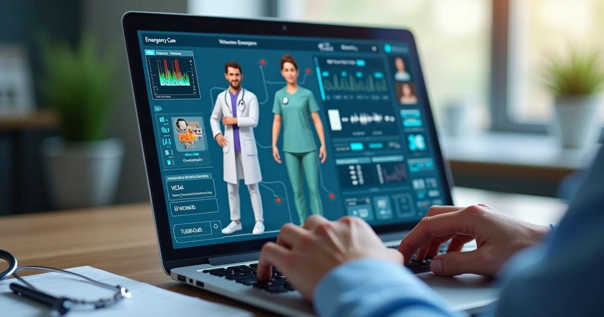 Simulação virtual de atendimento de emergência em plataforma EAD 