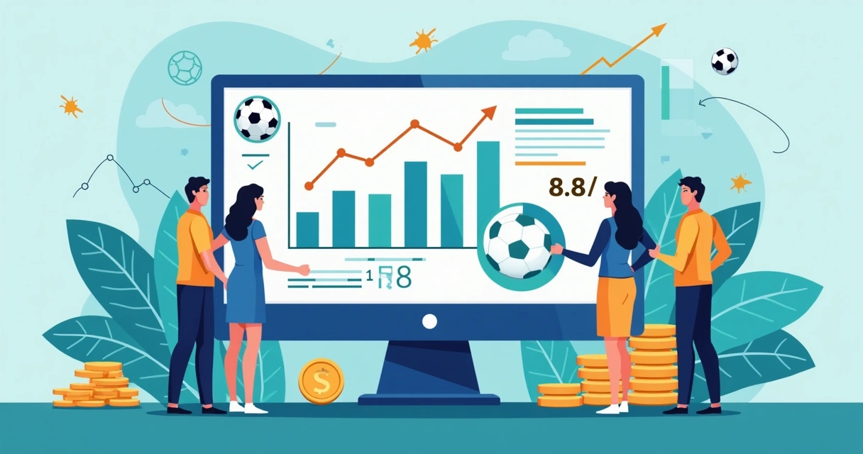 Simulação de estratégia de apostas esportivas no painel do backtest 