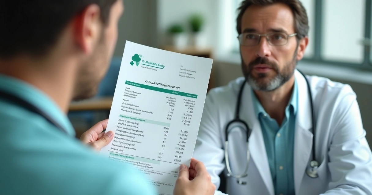 Simulação de cobrança de coparticipação em consulta médica
