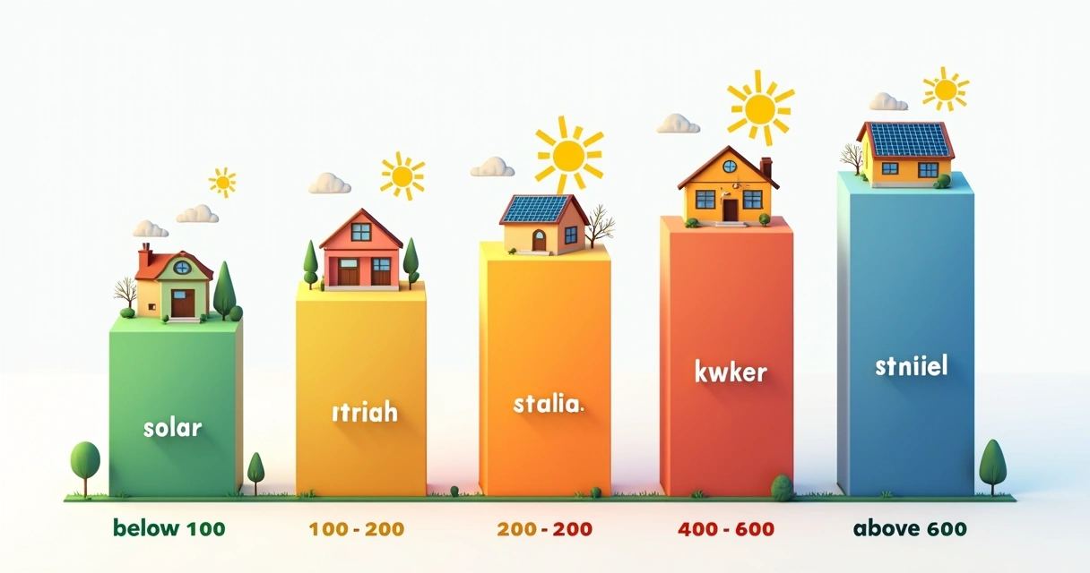 Faixas de consumo energético e viabilidade da energia solar