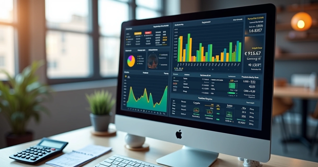 Simulador de rentabilidade de leilão de imóvel exibindo opções e gráficos claros.