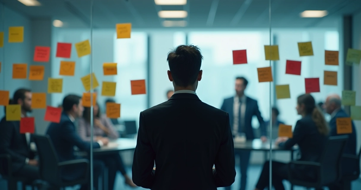 Pessoa observando sinais de alerta em avaliação ética 