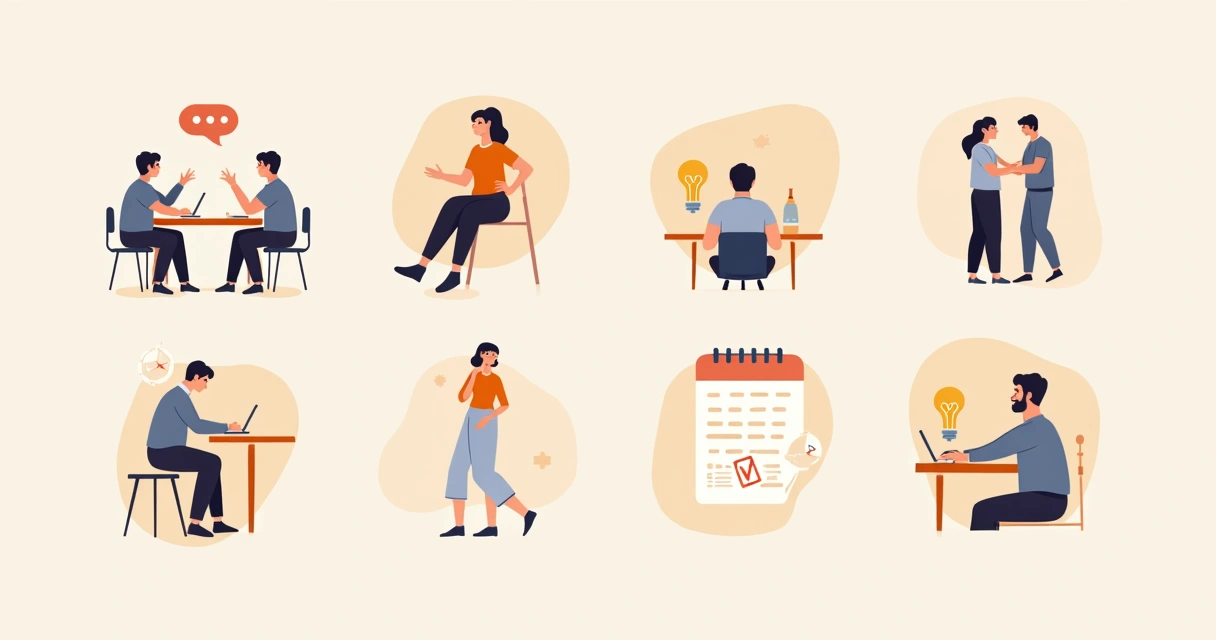 Representação gráfica dos sinais de desarmonia em uma equipe 